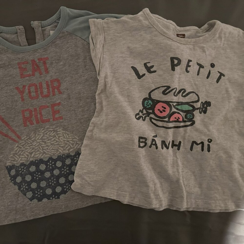 Tea Collection - Rice and Banh Mi Shirts - 2T